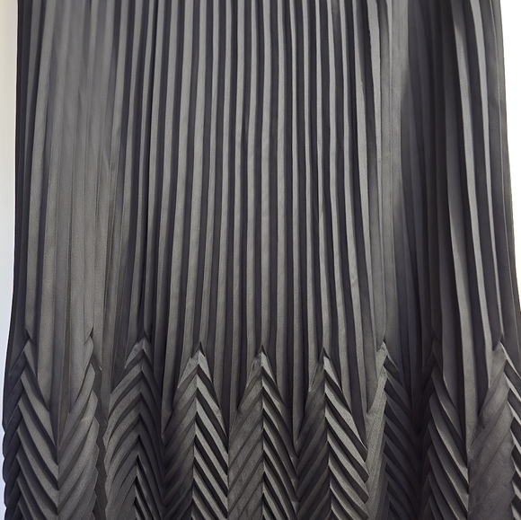 Missoni Black Pleated Midi Skirt size  L - Picture 4 of 10